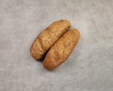 نان نیم باگت کنجدی چاودار